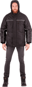 Куртка рабочая ДРАЙВ утеплённая мужская черный