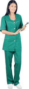 Костюм медицинский женский МИЛА темно-зеленый