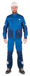 Летняя куртка рабочая ЭДВАНС синяя мужская