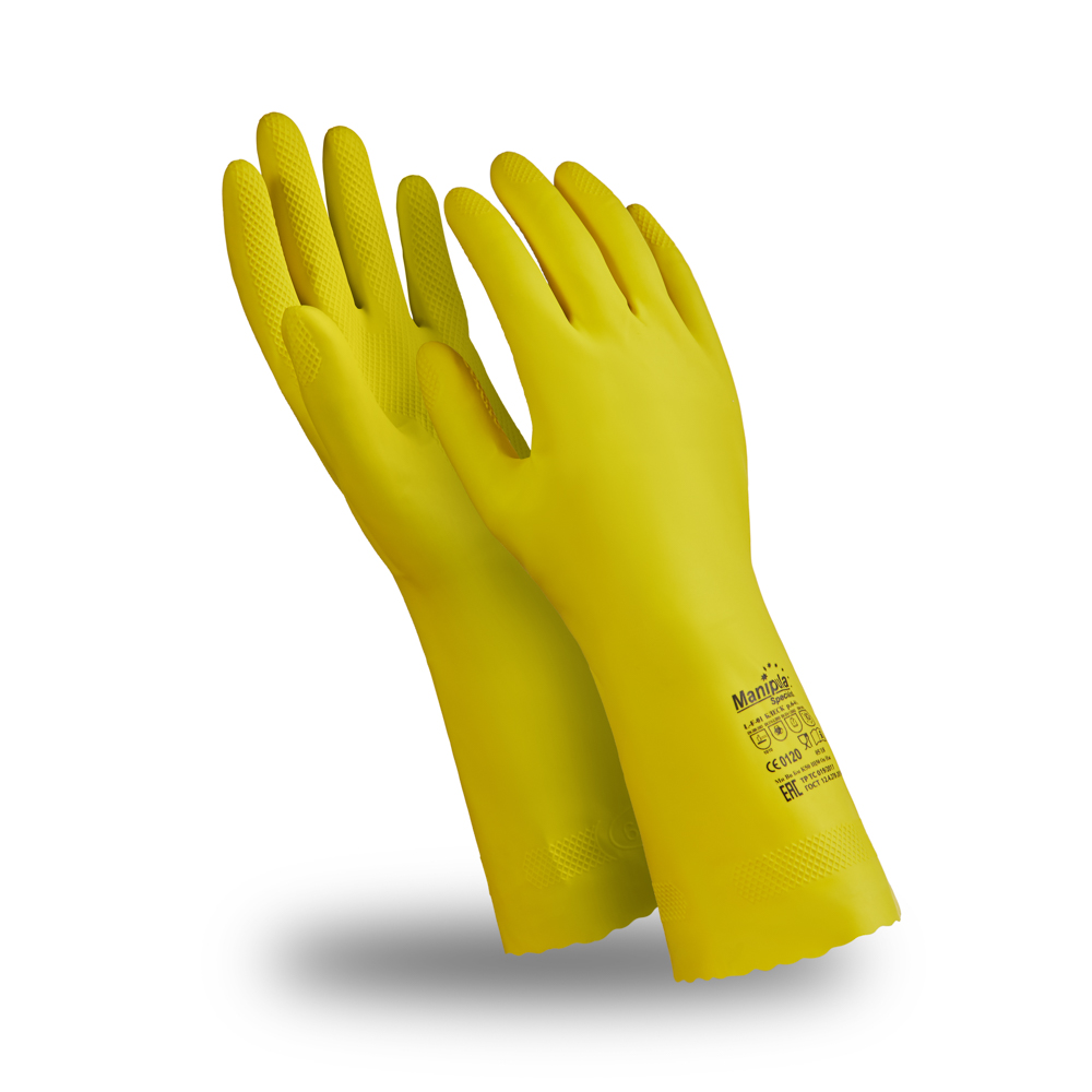 Перчатки БЛЕСК (L-F-01) желтые