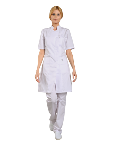 Медицинская блуза женская ВОСТОК (белый)