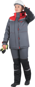 Зимний рабочий костюм КМ-10 ЛЮКС утеплённый женский