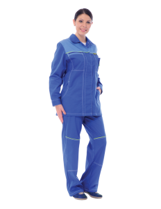Летняя куртка рабочая ТУРБО удлинённая iForm синяя женская