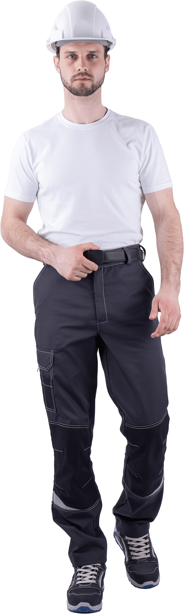 Летние брюки рабочие ТУРБО SAFETY тёмно-серые мужские