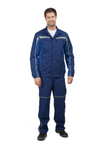 Летний костюм рабочий "ФОРСАЖ"  синий мужской