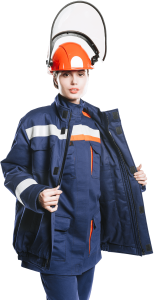 Куртка - накидка 52 кал/см2 из огнезащитной ткани WORKER