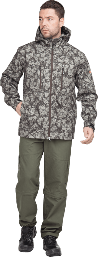 Демисезонная куртка для туризма ТЕГЕРЕК, "Sobol" мужская