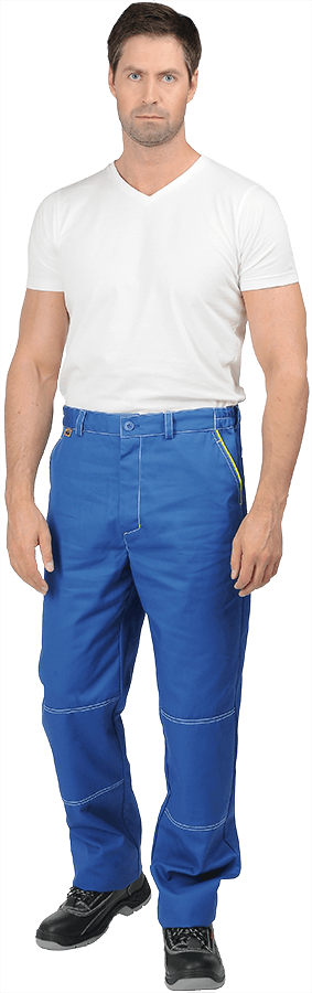Летние брюки рабочие ТУРБО синие мужские