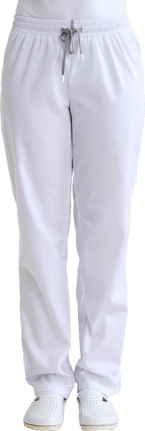 Медицинские брюки женские Комфорт белые, "Доктор Стиль"