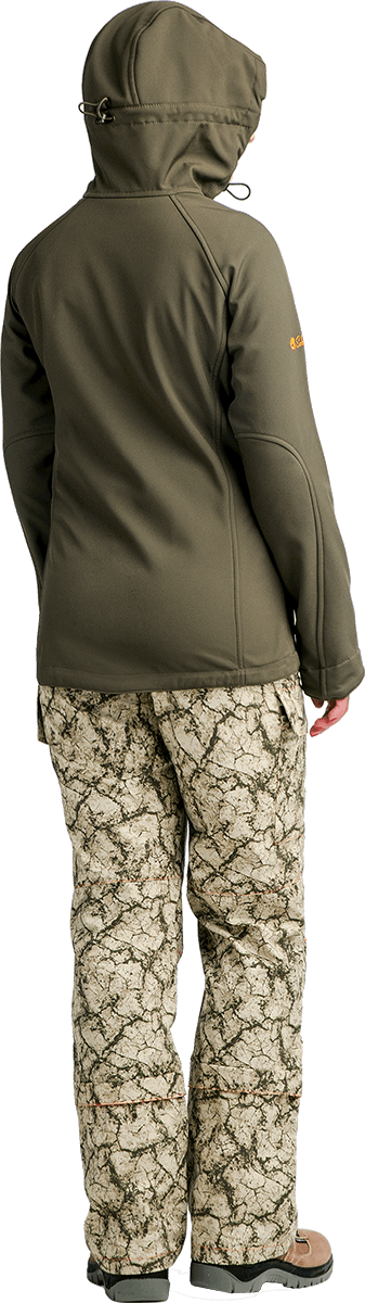 Демисезонная куртка для туризма БЕЛУХА "Sobol" женская, олива