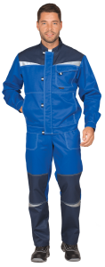 Летний костюм рабочий КМ-10 ЛЮКС синий мужской