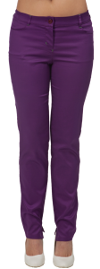 Медицинские брюки женские СЛИМ (фиолетово-зеленый)