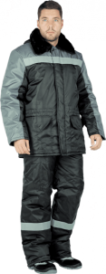 Куртка рабочая РЕГИОН утеплённая т/серый+серый мужская