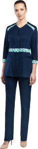 Униформа для уборщицы Листопад темно-синий