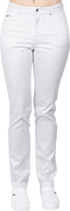 Медицинские брюки женские белые, "Доктор Стиль"