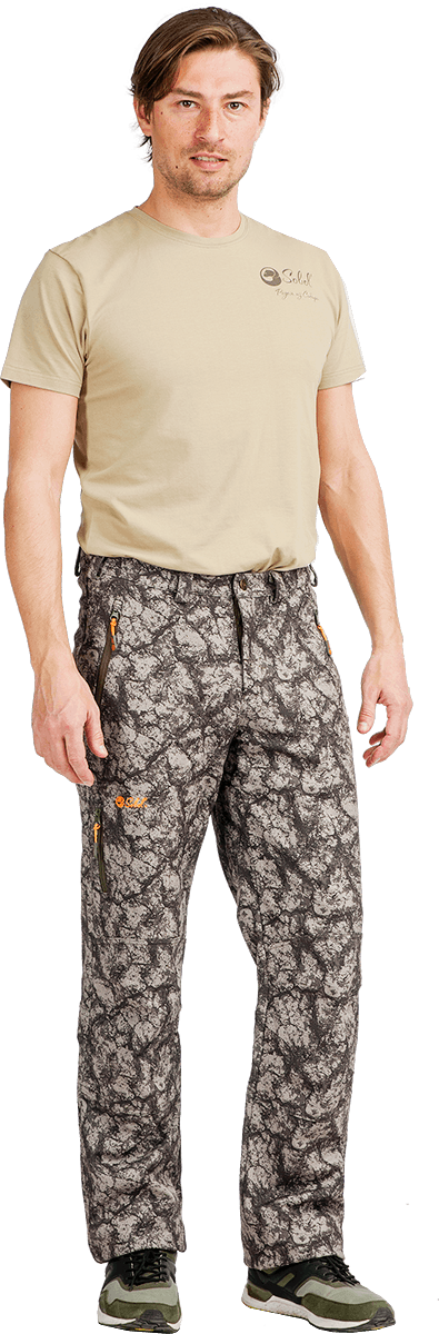 Демисезонные брюки для туризма ТЕГЕРЕК, "Sobol" мужские, камни/олива