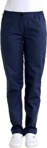 Медицинские брюки женские тёмно-синие