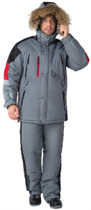 Куртка рабочая ХАЙ-ТЕК утепленная серая мужская