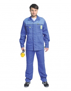 Летняя куртка рабочая ТУРБО удлинённая iForm синяя мужская