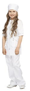 Медицинская блуза белая женская КРИСТИ