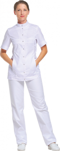 Медицинская блуза женская СПЕКТРА (белый)