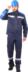 Летний костюм рабочий РОУД синий-василек мужской