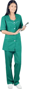 Костюм медицинский женский МИЛА темно-зеленый