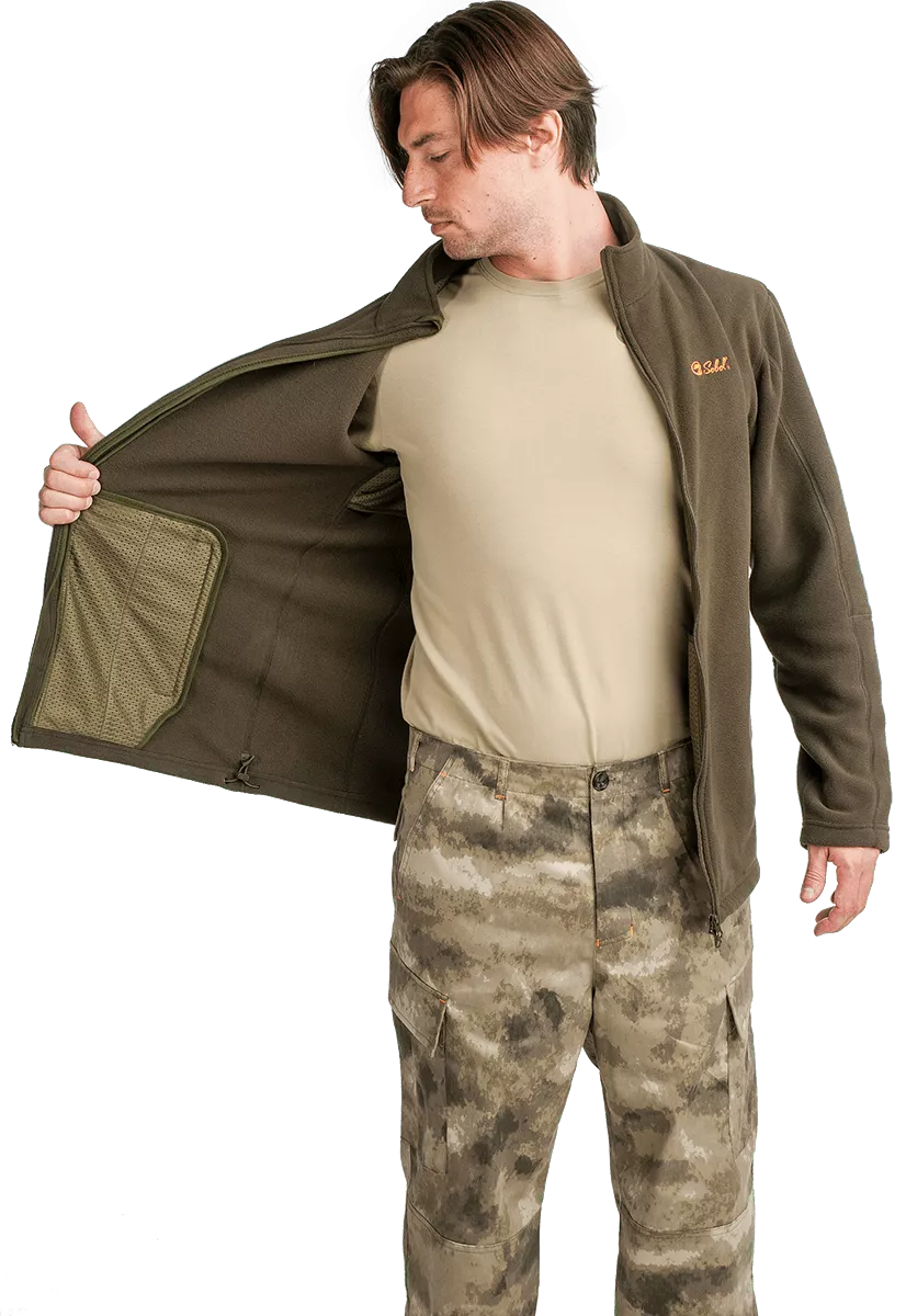 Демисезонная куртка для туризма флисовая ЧУМЫШ мужская