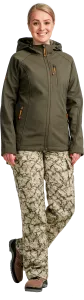 Демисезонная куртка для туризма БЕЛУХА "Sobol" женская, олива
