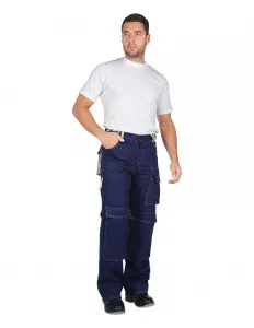 Летние брюки рабочие Диджитал iForm т/синие мужские