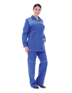 Летняя куртка рабочая ТУРБО удлинённая iForm синяя женская