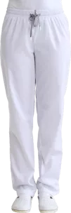 Медицинские брюки женские Комфорт белые, "Доктор Стиль"