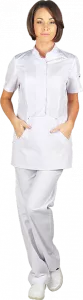 Медицинская блуза женская КЕНГА (белый)