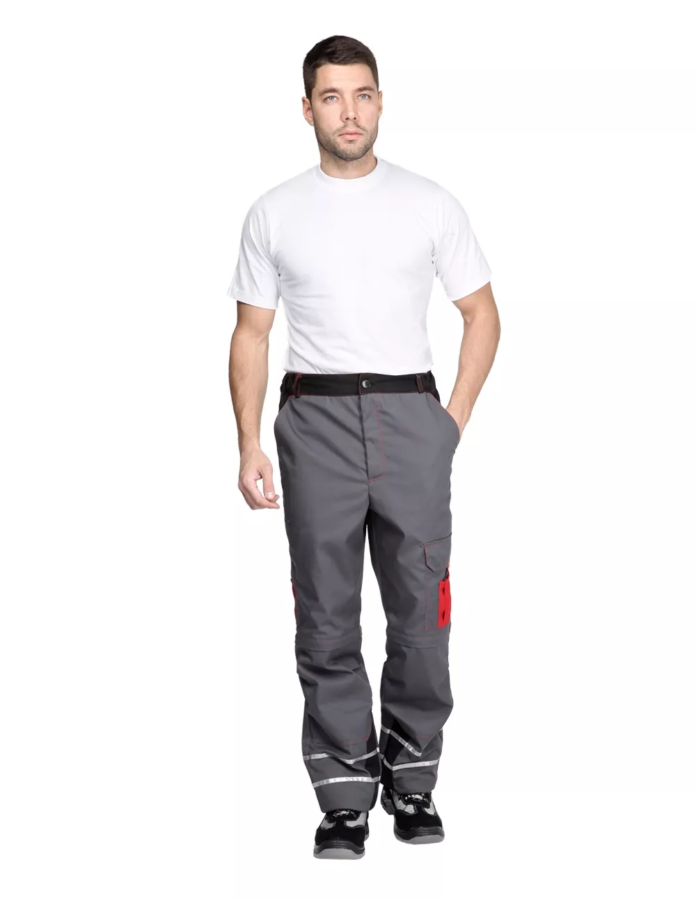 Летние брюки рабочие ХАЙ-ТЕК iForm мужские серые