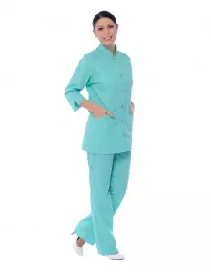 Медицинский костюм женский ПАЛИТРА светло зеленый